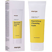 Пенка для глубокого очищения пор с керамидами 200 мл Manyo Pure Deep Cleansing Foam