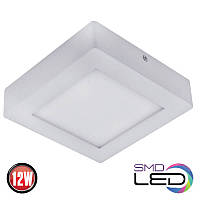 Накладной LED светильник HOROZ ARINA-12 12W 6000К квадрат