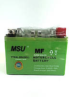 Акумулятор для скутера 4а/год 12 V "MSU" гелієвий YTX4L-BS