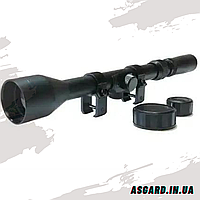Оптичний приціл Kandar 3-7x28 Польща, оптичний приціл для пневматичних гвинтівок Kandar 3-7x28, оптика