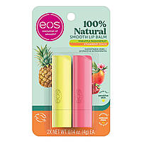 Бальзам для губ Eos Strawberry Peach & Pineapple Passionfruit 2-Pack Lip Balm