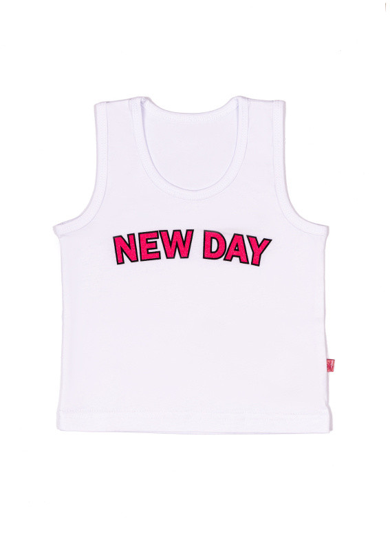 Майка дитяча для дівчинки GABBI MK-23-1/1 Білий на зріст 74 (13667)