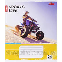 Зошит 24 арк. клітинка "МРІЇ" / Sports Life, фото 3