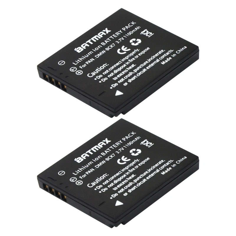 Акумулятор DMW-BCK7 (аналог DMW-BCK7E, NCA-YN101J) на 1100 ma для камер Panasonic