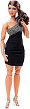Колекціна барбі лукс брюнетка на пишному тілі Barbie Looks Doll  HBX95, фото 3
