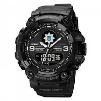 Часы наручные с символикой МВС Patriot 001BKPO полиция чорные водонепроницаемые противоударные