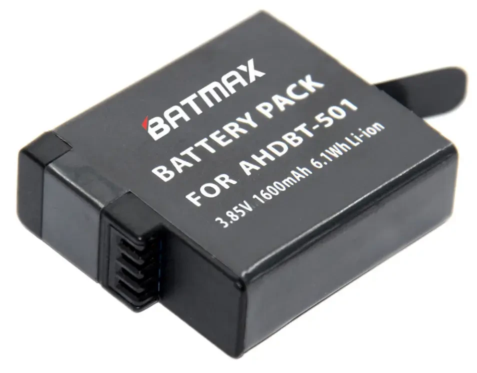 Акумулятор AHDBT-501 — аналог AABAT-001 для GoPro Hero 5, 6, 7 — 1600 ma + бокс для зберігання