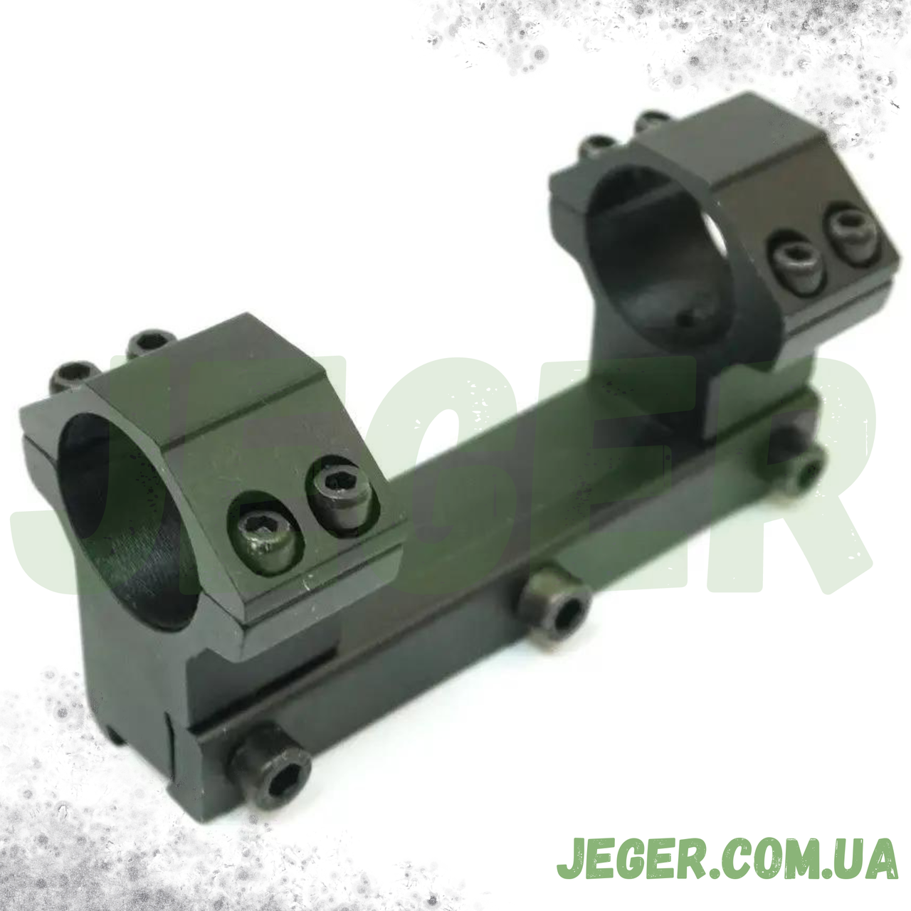 Моноблок Beeman; Ø25.4мм, Н=21мм, L=100мм, Ластівчин хвіст, 3 гвинта (1429.03.56) JGR, фото 1