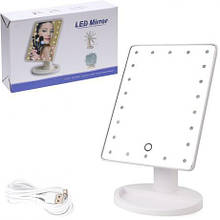 Дзеркало для макіяжу з LED-підсвічуванням прямокутне SF-317 MZOPT