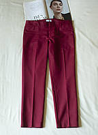 Бордовые брюки коттоновые женские Calvin Klein, размер M