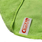 Серветка з мікрофібри CleanUP 30х40 см М'яка Універсальна 1 шт (CU-116), фото 4