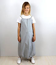 2143сір Сарафан карго сірий на дівчинку максі тм BossKids, фото 2