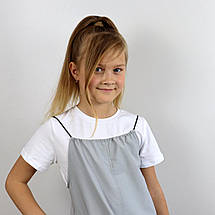 2143сір Сарафан карго сірий на дівчинку максі тм BossKids, фото 3