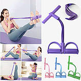 Тренажер-еспандер багатофункціональний для фітнесу "Trifle-store", Тренажер для преса, Домашній тренажер, фото 7