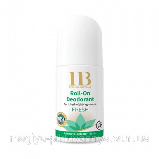 Кульковий дезодорант Fresh Green з магнієм 75 мл Health and Beauty