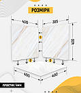 Пластиковий кутовий 3d фотофон, PolyPlast 40x40x40см - №61042, фото 4