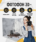 Пластиковий кутовий 3d фотофон, PolyPlast 40x40x40см - №61046, фото 3