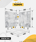Пластиковий кутовий 3d фотофон, PolyPlast 40x40x40см - №61046, фото 4