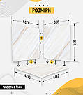 Пластиковий кутовий 3d фотофон, PolyPlast 40x40x40см - №61045, фото 4