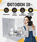 Пластиковий кутовий 3d фотофон, PolyPlast 40x40x40см - №61049, фото 3
