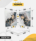 Пластиковий кутовий 3d фотофон, PolyPlast 40x40x40см - №61032, фото 4