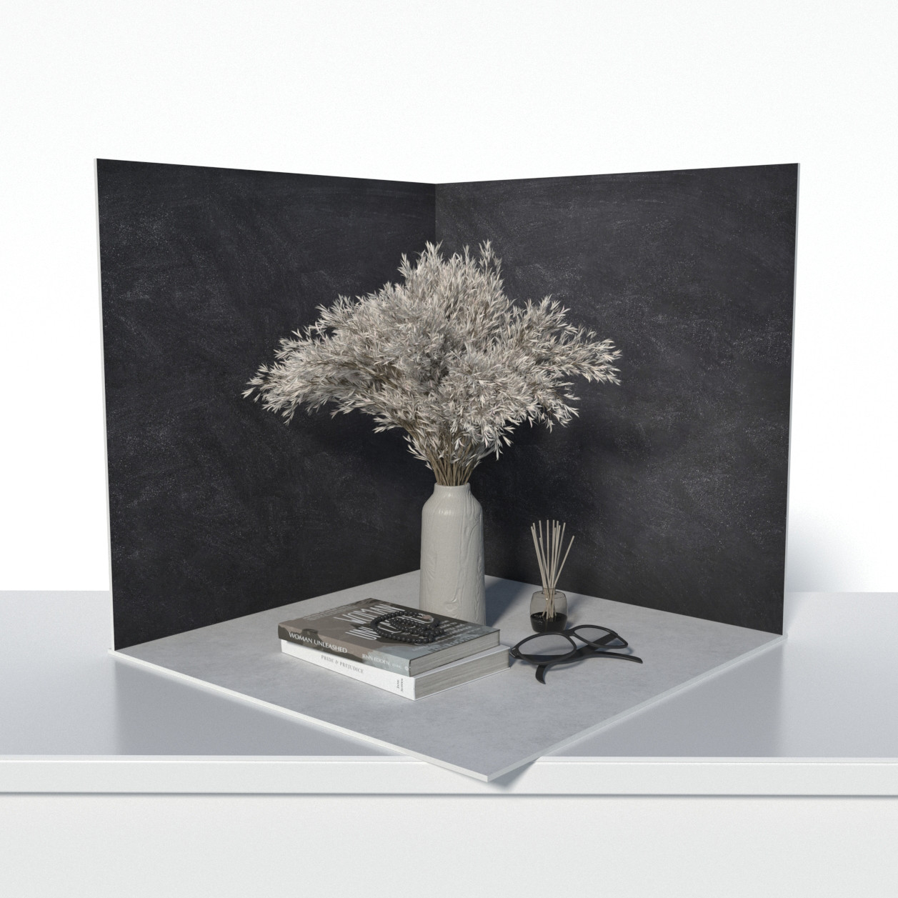 Пластиковий кутовий 3d фотофон, PolyPlast 40x40x40см - №61013