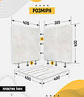Пластиковий кутовий 3d фотофон, PolyPlast 40x40x40см - №61018, фото 4