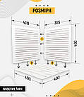Пластиковий кутовий 3d фотофон, PolyPlast 40x40x40см - №61021, фото 4