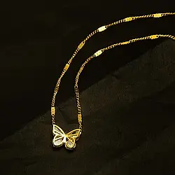 Жіночий кулон "Метелик" позолочений