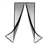 Антимоскитная сетка/штора для дверного проема на магнитах (крепление на липучке) Magic Mesh размер 0,9*2,1,