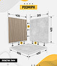 Пластиковий кутовий 3d фотофон, PolyPlast 40x40x40см - №61027, фото 4