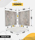 Пластиковий кутовий 3d фотофон, PolyPlast 40x40x40см - №61003, фото 4