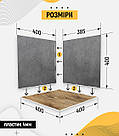 Пластиковий кутовий 3d фотофон, PolyPlast 40x40x40см - №61004, фото 4