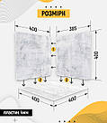 Пластиковий кутовий 3d фотофон, PolyPlast 40x40x40см - №61005, фото 4