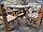 Комплект дерев'яних меблів (4 крісла і стіл), для саду, для дачі, фото, ціна, купити, фото 3