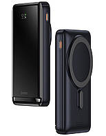 Портативний акумулятор із безпровідною зарядкою Power Bank Baseus Magnetic 10000mAh 20W Blue