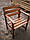 Крісло дерев'яне, для саду, для дачі, для лазні з дерева, фото, ціна., фото 3