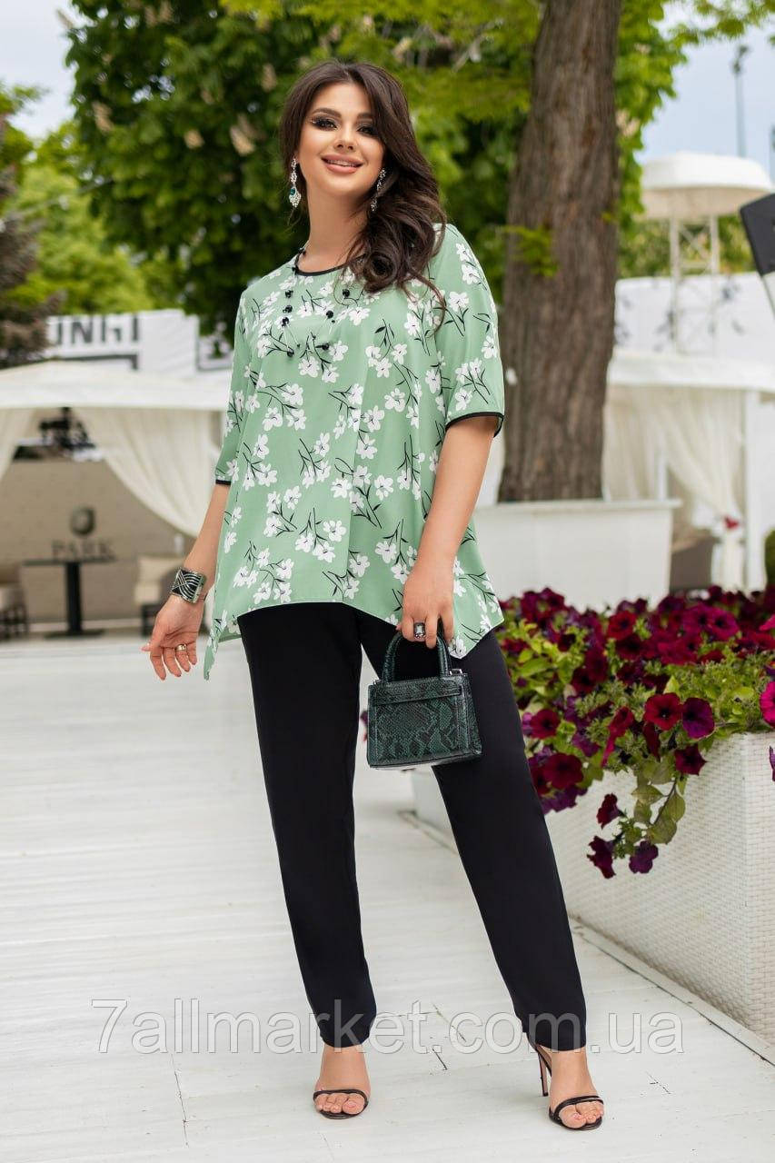 Костюм 2-ка жіночий софт (50-52, 54-56, 58-60)(4цв) "ELLIS" недорого від прямого постачальника