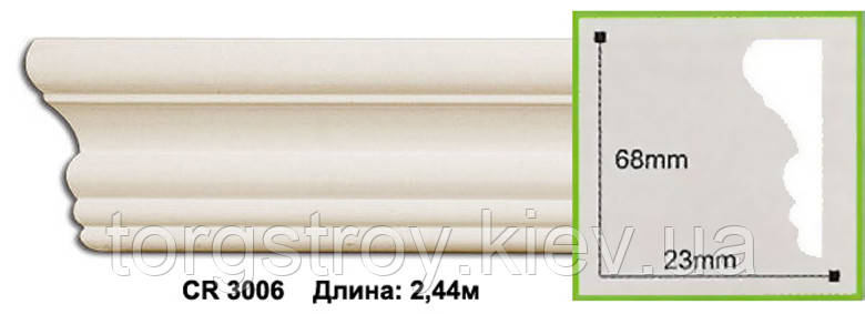 Молдинг гнучкий CR 3006 (2,00м) Flexi, Gaudi Decor