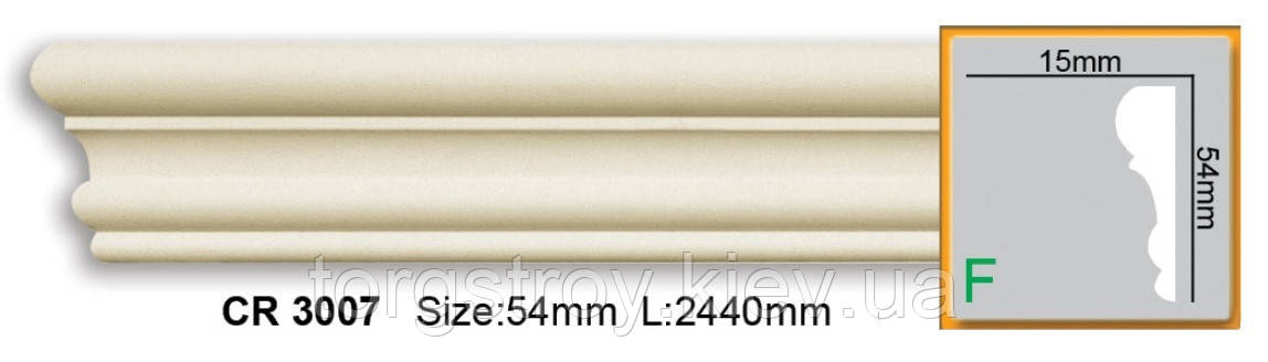 Молдинг гнучкий CR 3007 (2,00м) Flexi, Gaudi Decor, фото 1