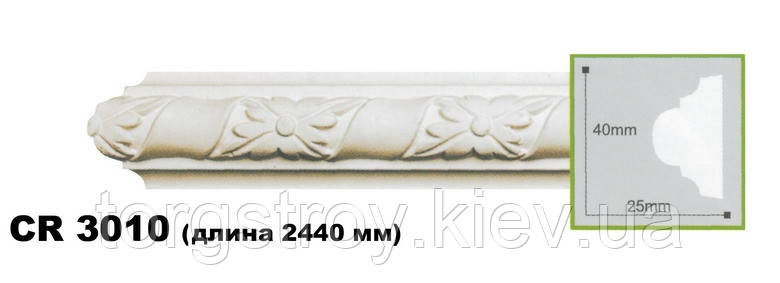 Молдинг CR 3010 (2,00м), Gaudi Decor