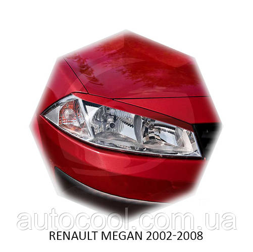 Реснички на фары Renault MEGANE 2002-2008 г.в Рено Меган (ID#318508372 ...