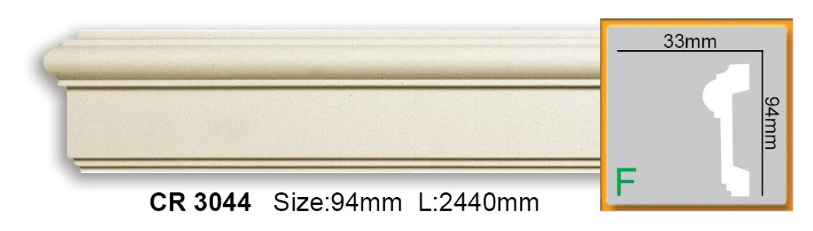 Молдинг гнучкий CR 3044 (2,00м) Flexi, Gaudi Decor