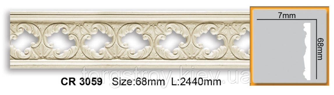 Молдинг CR 3059 (2,00м), Gaudi Decor