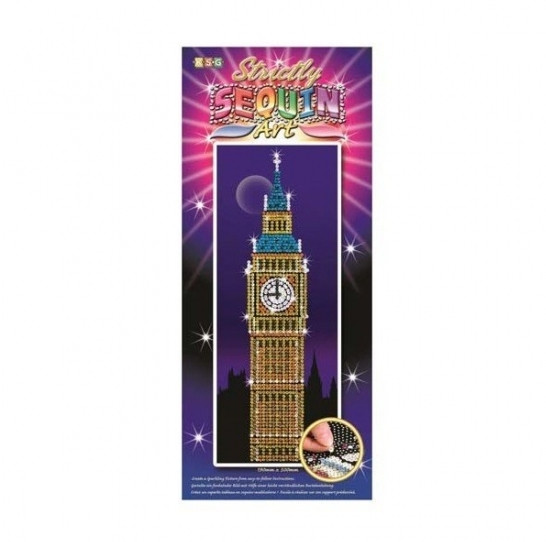 Картина з блискіток Sequin Art SA1406 Біг Бен STRICTLY від 8 років