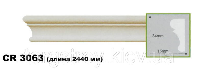 Молдинг гнучкий CR 3063 (2,00м) Flexi, Gaudi Decor