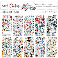 МОРСЬКІ ПРИВІТАННЯ SEASIDE GREETINGS - НАБІР АКСЕСУАРІВ  craft o'clock