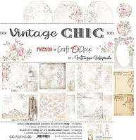 Набір паперу 30на30см VINTAGE CHIC craft o'clock