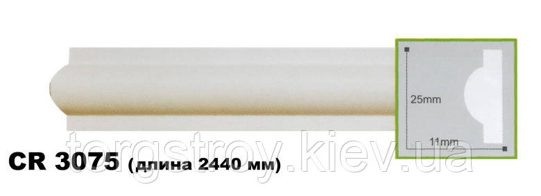 Молдинг гнучкий CR 3075 (2,00м) Flexi, Gaudi Decor, фото 1