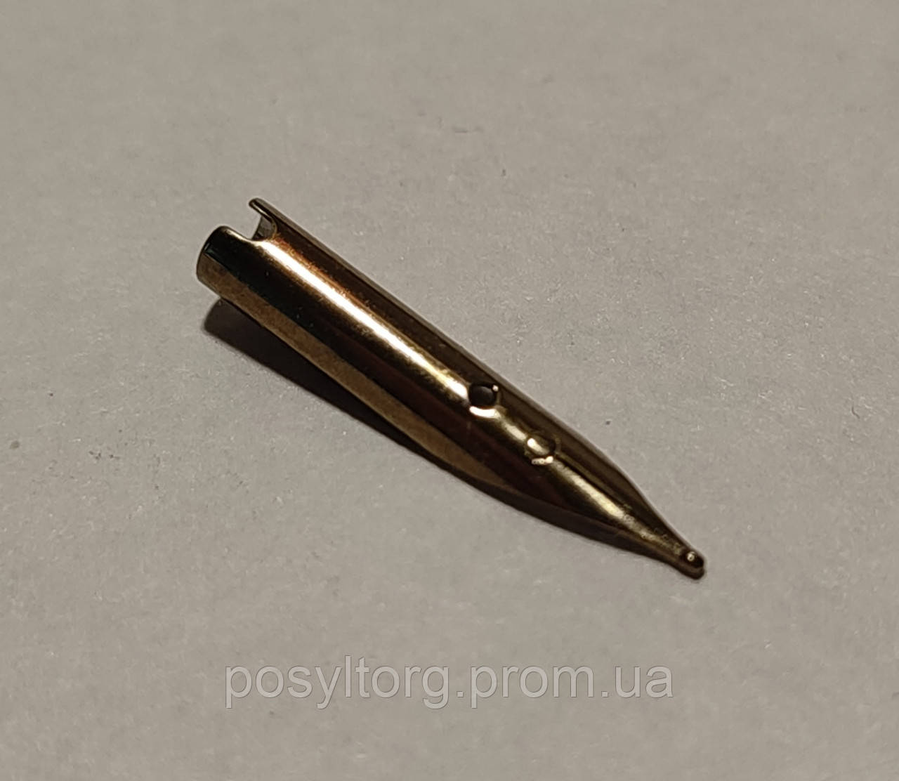 Перо для чорнильних перових ручок, авторучок «F» 0.6 мм Золотистий.